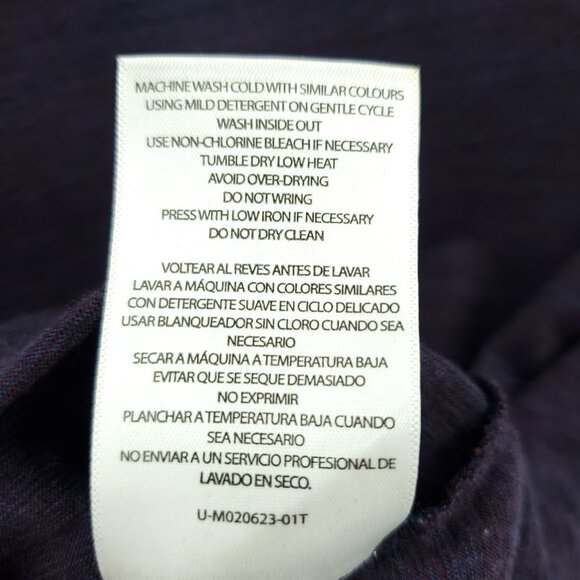 Seg'ments 100% Merino Wool Crew Neck Long Sleeve Base Layer Top L Purple - Picture 14 of 14